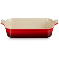 Le Creuset Ovenschaal Rechthoekig-Kersenrood-32cm