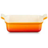 Le Creuset Ovenschaal Rechthoekig-Oranjerood-19cm