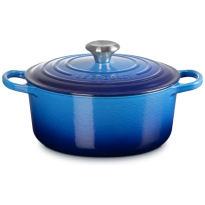Le Creuset Braadpan Signature Azure-24cm