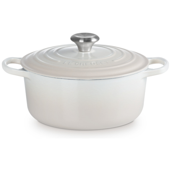 Le Creuset Braadpan Signature Meringue-24cm