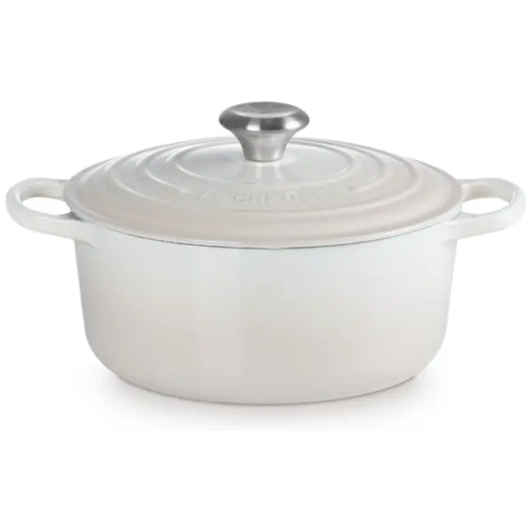 Le Creuset Braadpan Signature Meringue-24cm
