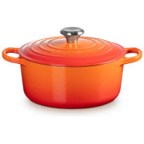 Le Creuset Braadpan Signature Oranjerood-24cm
