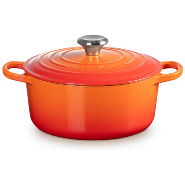 Le Creuset Braadpan Signature Oranjerood-24cm