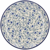 Bunzlau Castle Gebaksbord Blue-Olive-16cm
