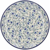 Bunzlau Castle Gebaksbord Blue-Olive-16cm