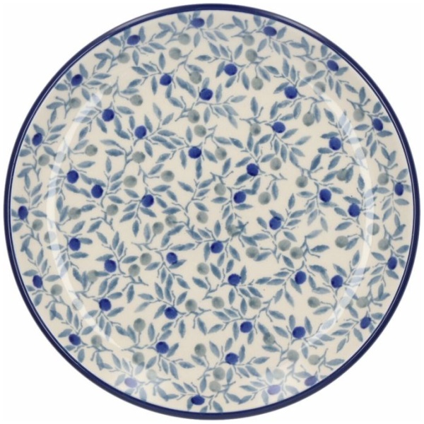 Bunzlau Castle Gebaksbord Blue-Olive-16cm