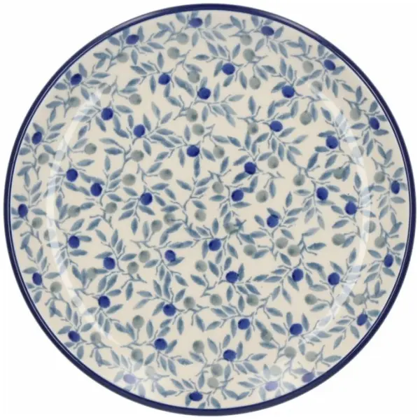 Bunzlau Castle Gebaksbord Blue-Olive-16cm