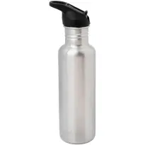 Klean Kanteen Drinkfles-Classic-Narrow 800ml-Flipsportdop-Brushed-Stainless