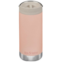 Klean Kanteen Isolatiefles TKWide-355ml-Cafe-Cap-PeachParfait