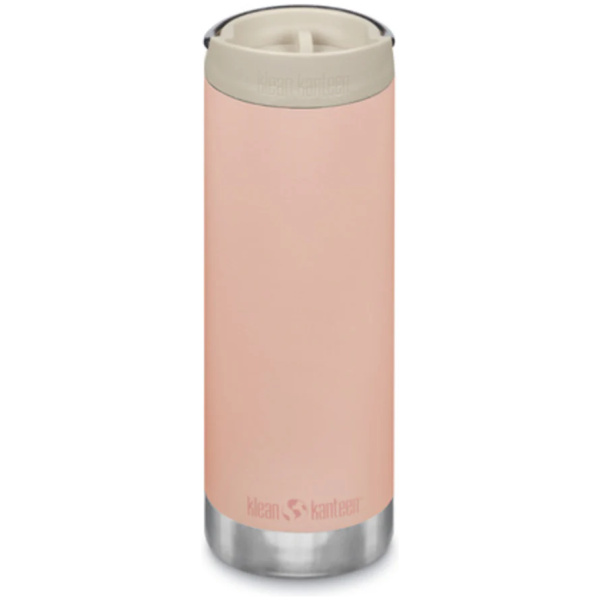 Klean Kanteen Isolatiefles TKWide-473ml-Cafe-Cap-PeachParfait