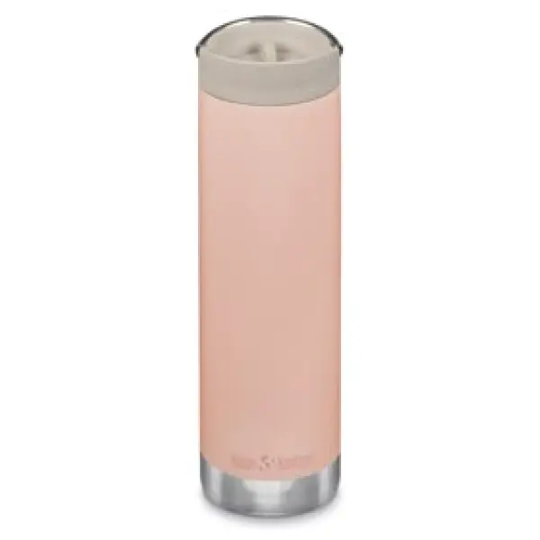 Klean Kanteen Isolatiefles TKWide-592ml-Cafe-Cap-PeachParfait