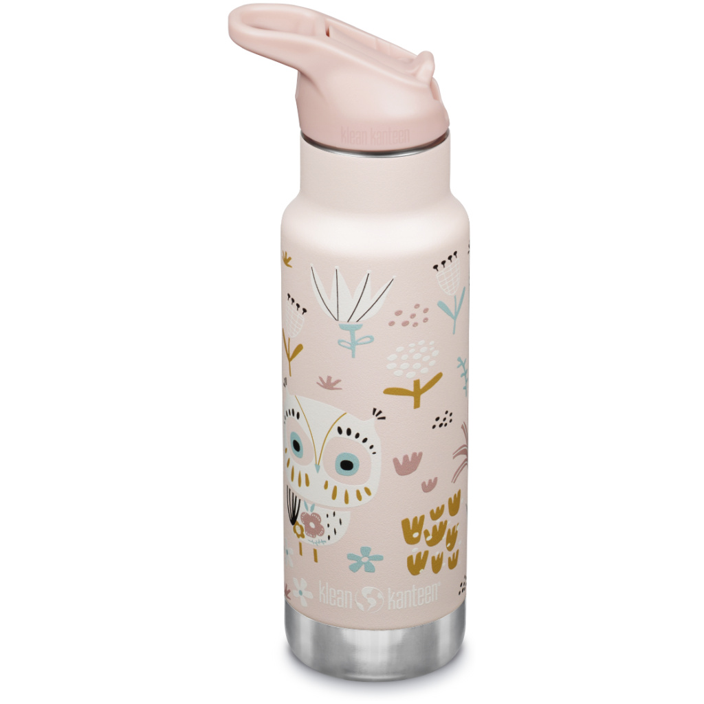 Klean Kanteen Kinder Isolatiefles Classic 355ml Flipsportdop Owlet Klean Kanteen Kinder-Isolatiefles Classic 355ml-Flipsportdop-Owlet
