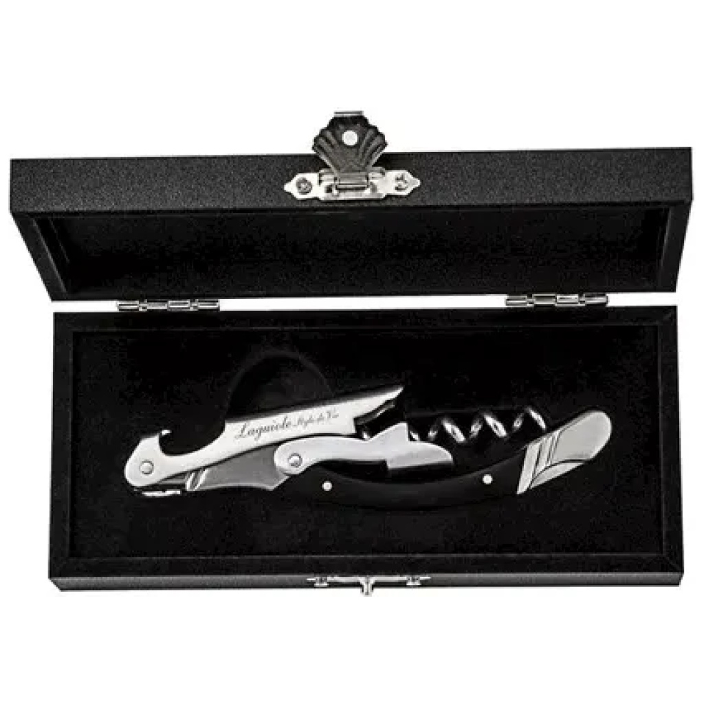 Laguiole Style de Vie Luxury Line Kurkentrekker Zwart Pakkahout.png Laguiole Style-de-Vie Luxury-Line Kurkentrekker Zwart Pakkahout