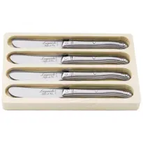 Laguiole Style-de-Vie Premium-Line Botermessen RVS 4-stuks
