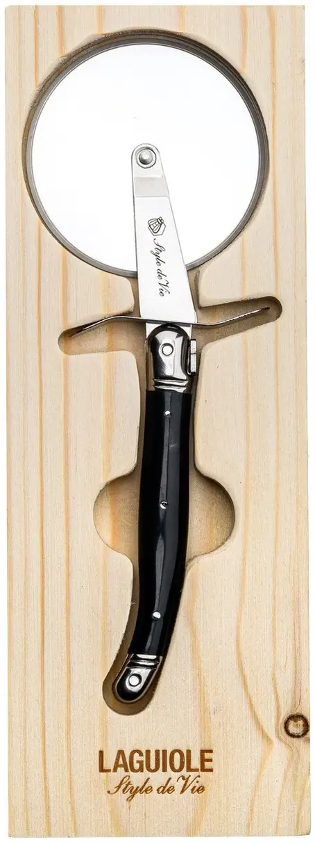 Laguiole Style de Vie Premium Line Pizzasnijder Zwart Laguiole Style-de-Vie Premium-Line Pizzasnijder Zwart