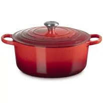 Le Creuset Braadpan Signature Kersenrood 28cm Le Creuset Braadpan Signature Kersenrood-28cm