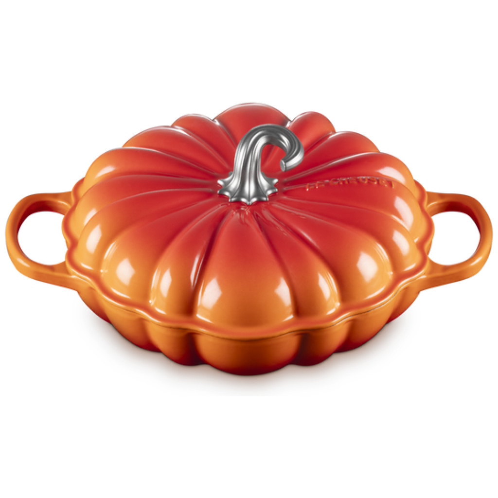 Le Creuset Campagnard Pompoen Oranjerood 28cm Le Creuset Campagnard Pompoen Oranjerood-28cm