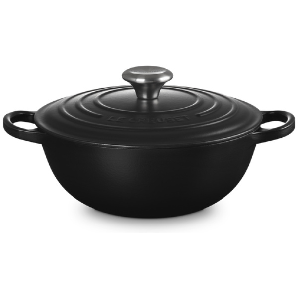 Le Creuset Marmite Matzwart-28cm