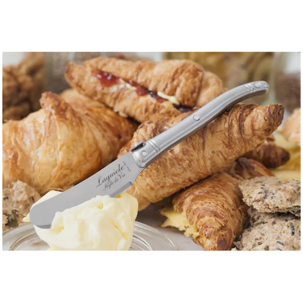 Laguiole Style-de-Vie Premium-Line Botermessen RVS 4-stuks - Afbeelding 3