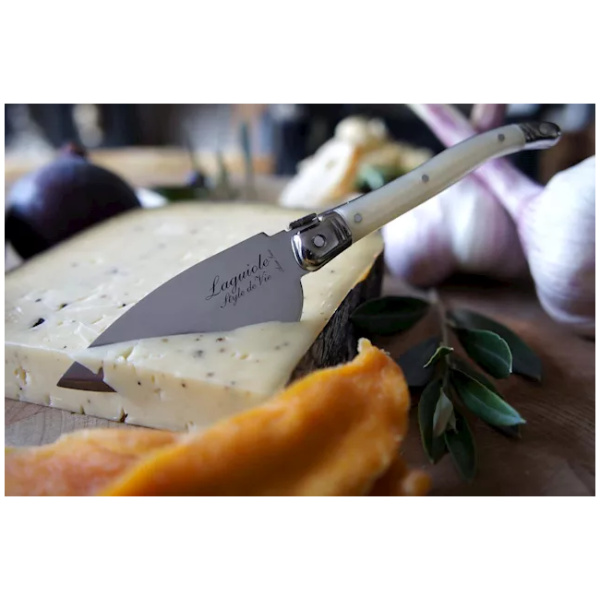 Laguiole Style-de-Vie Premium-Line Kaasmessenset Parelmoer 3-delig - Afbeelding 3