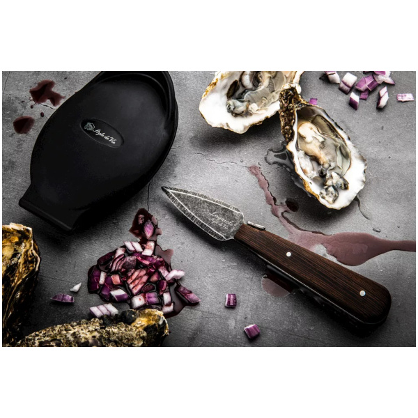 Laguiole Style-de-Vie Luxury-Line Oester Geschenkset Wenge Black Stonewash - Afbeelding 2