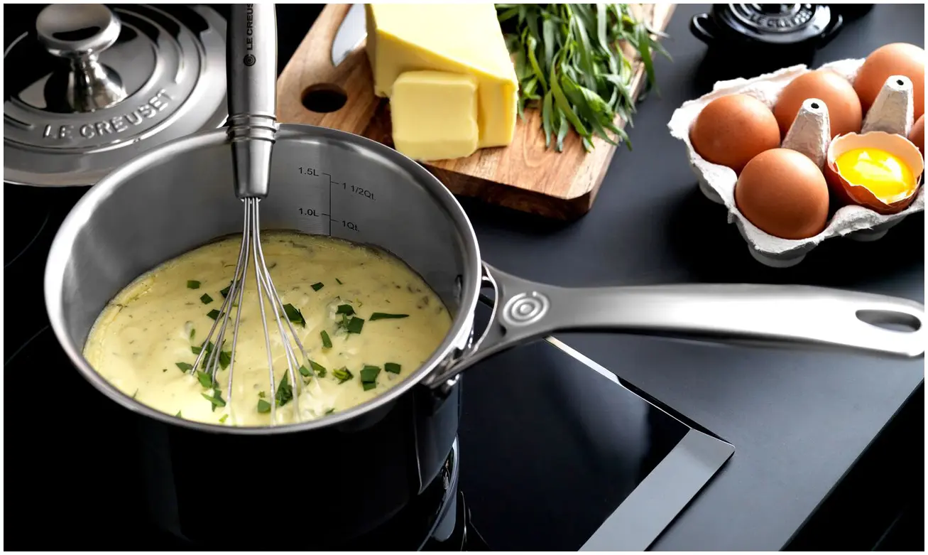 ES54204 Stainless Steel 2 06 Le Creuset Steelpan-16cm-1.9L - Afbeelding 3