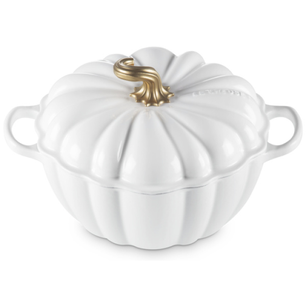 Le Creuset Braadpan Pompoen Wit-24cm