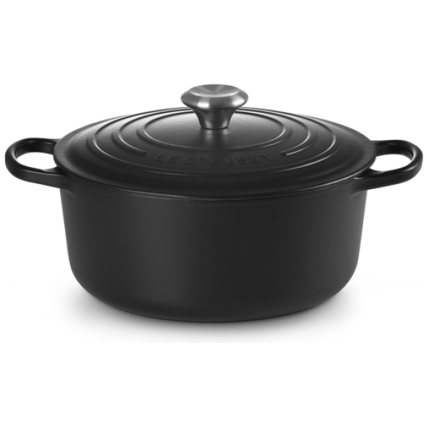 Le Creuset Braadpan Signature Matzwart-26cm