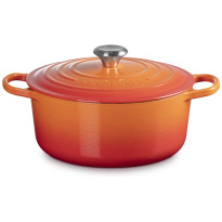 Le Creuset Braadpan Signature Oranjerood-26cm