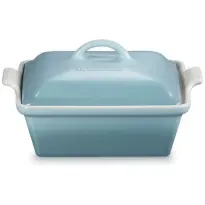 Le Creuset Heritage Ovenschaal met deksel-Sea-Salt-23cm