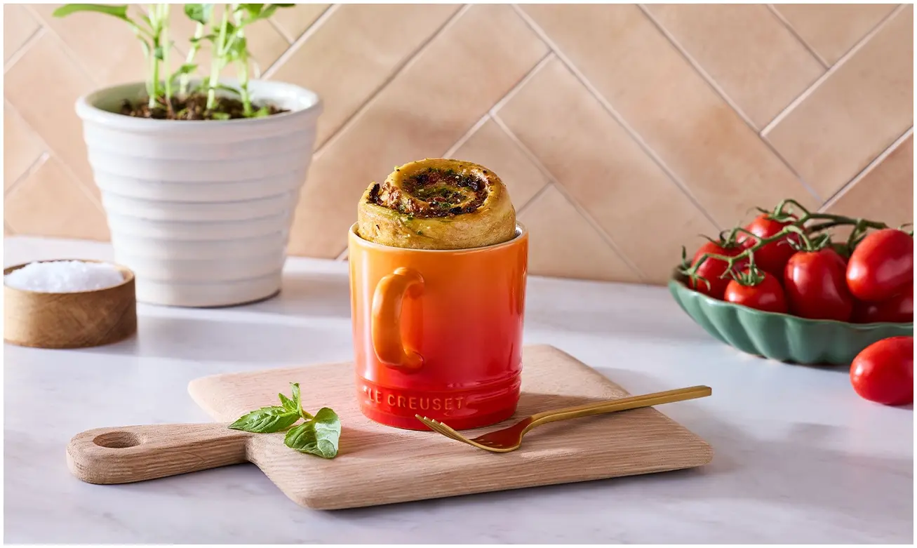 SW0302 MUG 4 Le Creuset Koffiemok Oranjerood-0.35L - Afbeelding 2