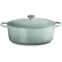 Le Creuset Braadpan Ovaal Signature Sea Salt 33cm 1 1 Le Creuset Braadpan Ovaal Signature Sea Salt-33cm