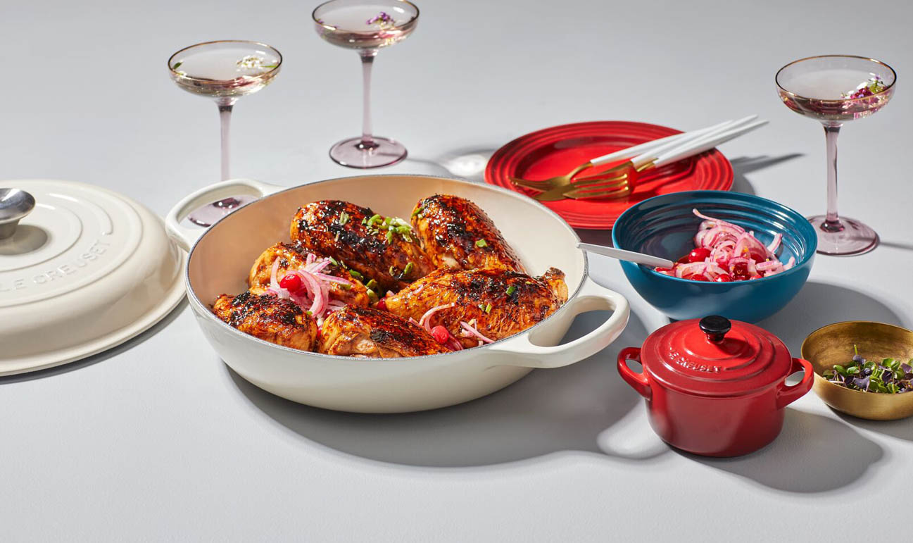 CI1180 Meringue 2 Le Creuset Campagnard Signature Meringue-30cm - Afbeelding 4