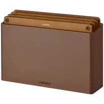 Combekk Snijplankenset Bruin-4-stuks