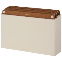 Combekk Snijplankenset Zand-Bruin-4-stuks