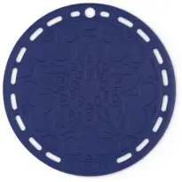 Le Creuset Onderzetter Bloemmotief-Azure