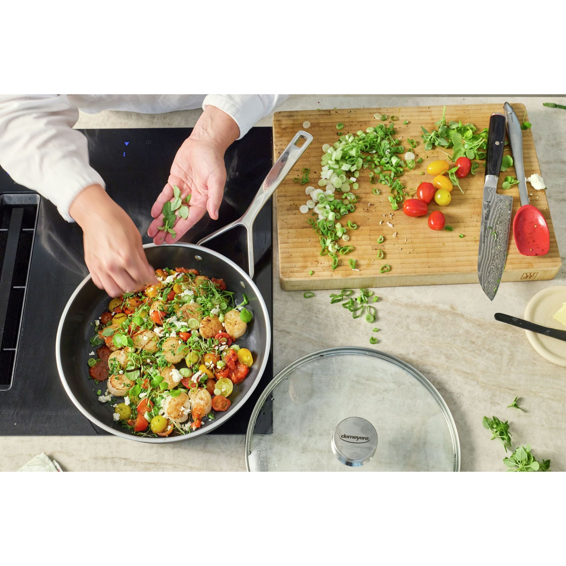 Demeyere Alu Pro-5 Ceraforce Hoge Bakpan 28cm-met-Deksel - Afbeelding 3