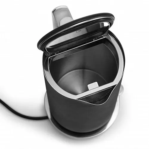 Aarke Kettle Mat Zwart dubbelwandige RVS waterkoker Aarke Kettle Waterkoker Mat Zwart - Afbeelding 2