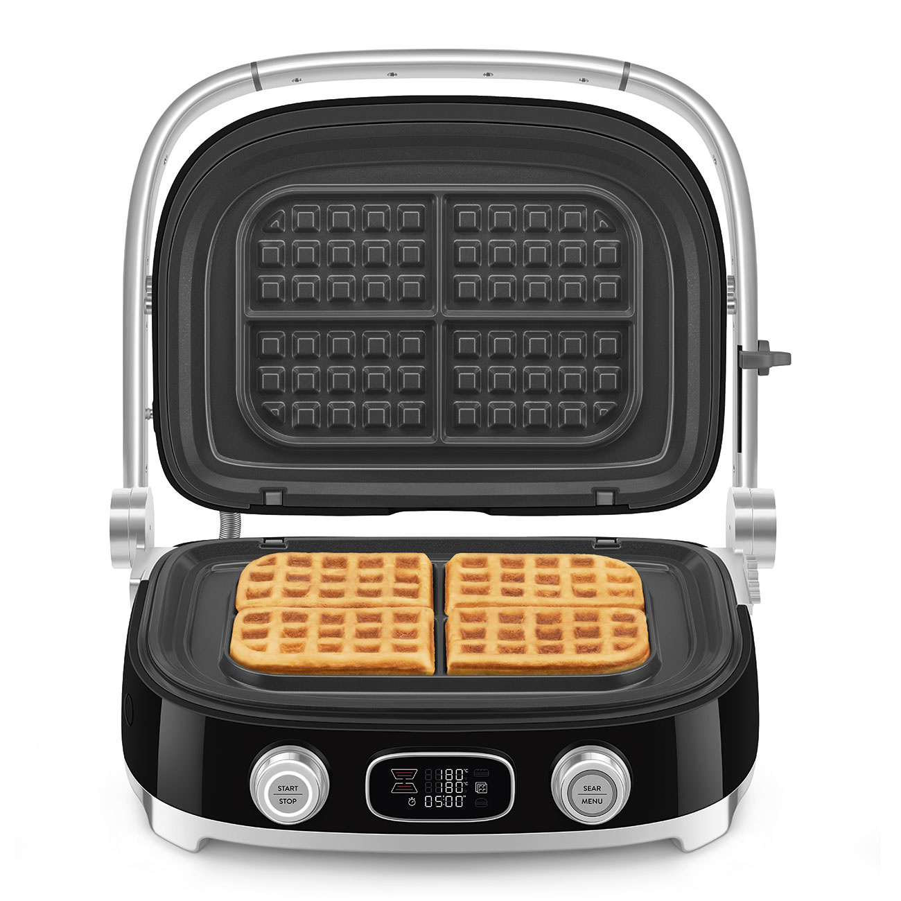 MGF01BLEU 2 Smeg Multi Grill Zwart - Afbeelding 2